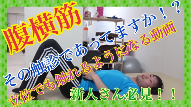 腹横筋触診